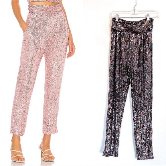 IORANE Confetti Sequin Trousers Multicolor - Picture 7 of 13